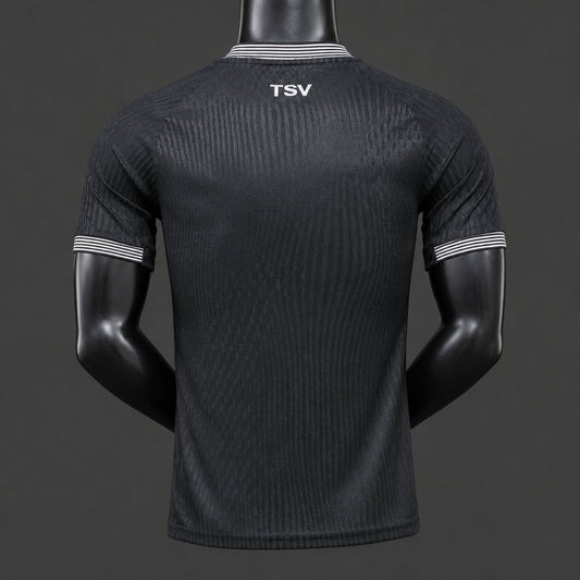Camisola Bayer 04 Leverkusen 2026-27 Alternativa Preta Versão Jogador