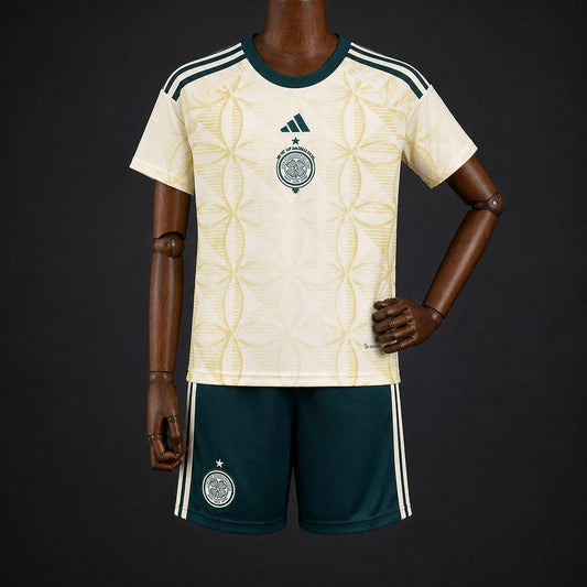 Kit Criança Celtic FC 2026-27 Alternativo Creme