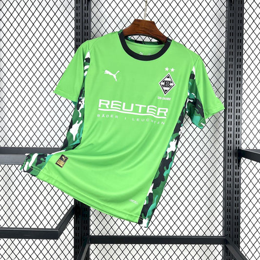 Camisola Borussia Monchengladbach 2025-26 Alternativa Verde Versão Adepto