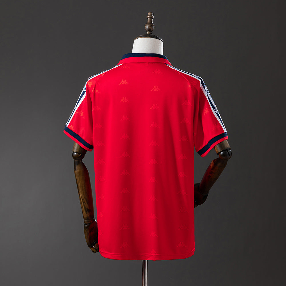 Camisola CA Osasuna 1995-96 Principal Versão Adepto
