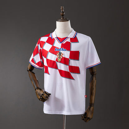 Camisola Croácia 1998 Principal Versão Adepto