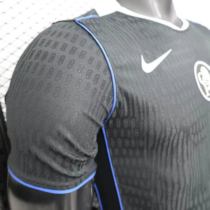 Camisola CHE 2025-26 Alternativa Preta Versão Jogador