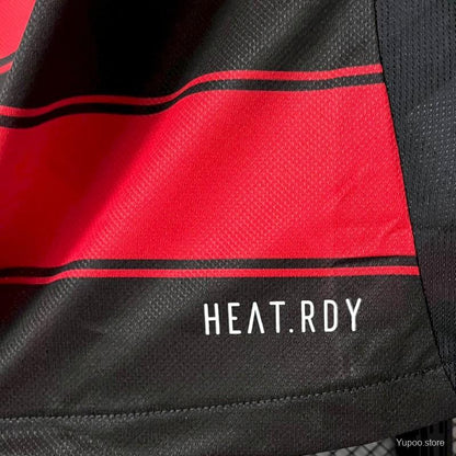 Camisola CR Flamengo 2025-26 Principal Versão Jogador Todos Patrocinadores