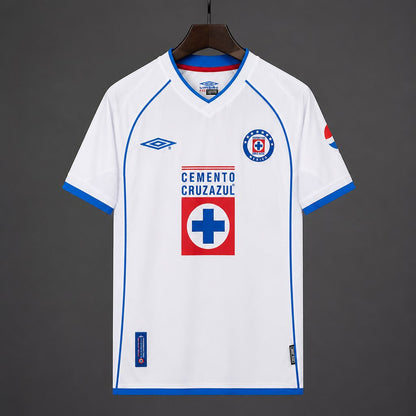 Camisola CD Cruz Azul 2002-03 Alternativa Branca Versão Adepto