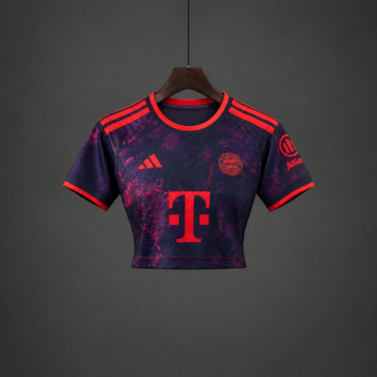 Crop Top Mulher FC Bayern Munique 2026-27 Alternativo Azul