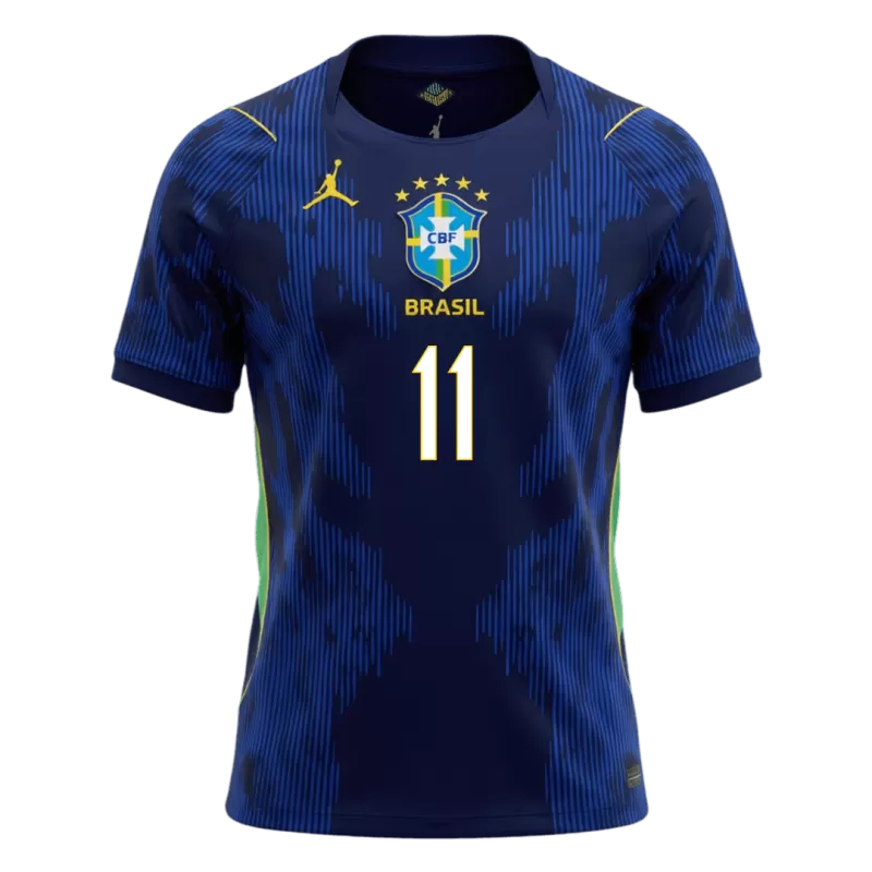 Camisola Brasil 2026 Alternativa Azul Versão Adepto RAPHINHA #11