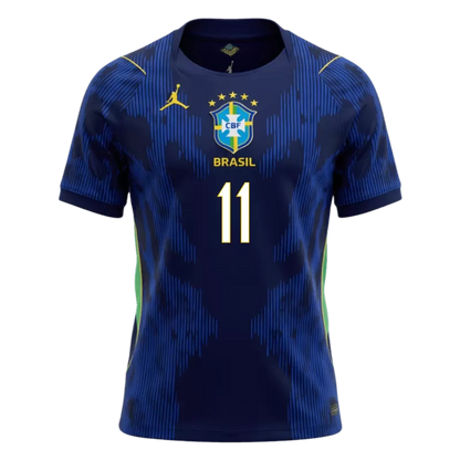 Camisola Brasil 2026 Alternativa Azul Versão Adepto RAPHINHA #11