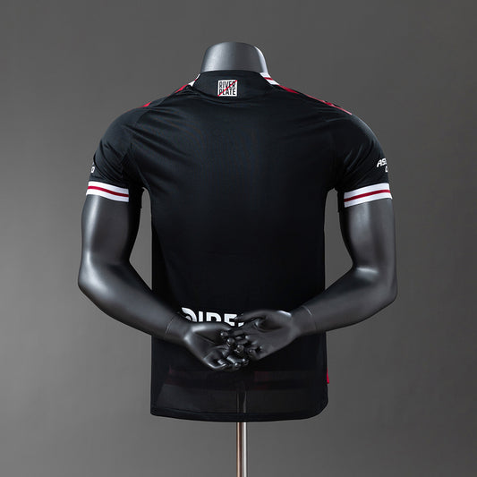 Camisola CA River Plate 2025-26 Alternativa Riscas CWC Versão Adepto