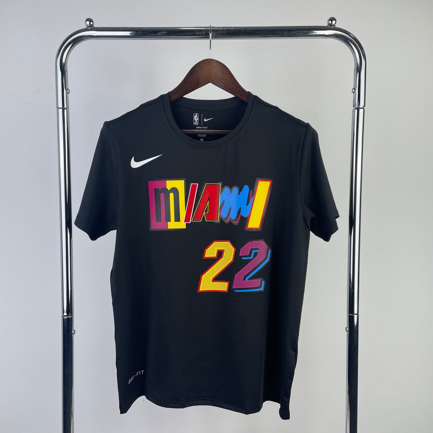 Tshirt NBA 2022 Miami Heat Dri-Fit Butler #22 Preta