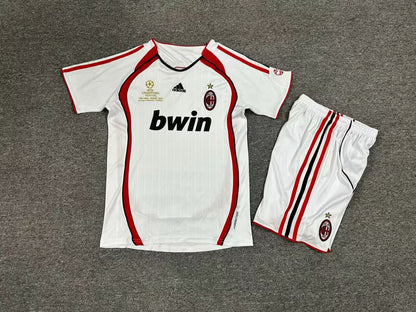 Kit Criança AC Milan 2006-07 Alternativo Final UCL