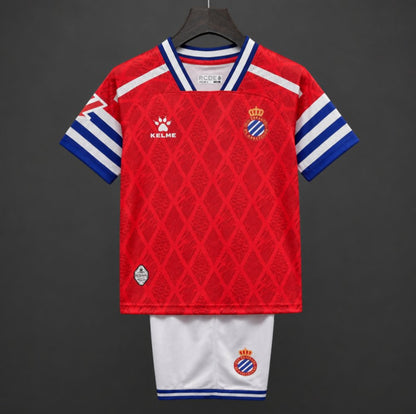 Kit Criança RCD Espanyol 2026-27 Alternativo Vermelho