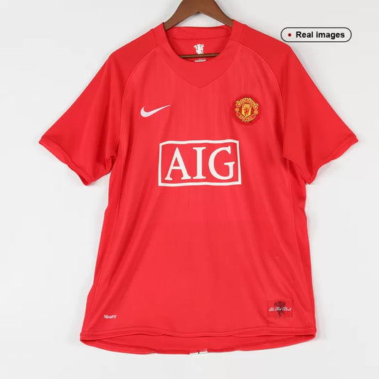 Camisola M-United 2007-08 Principal SCHOLES #18
