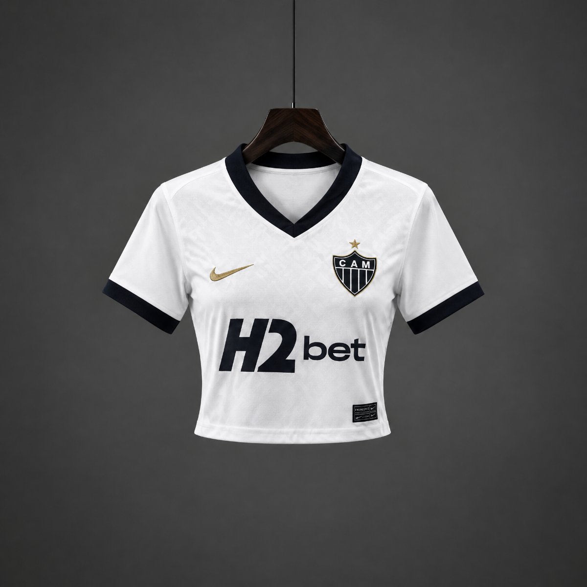 Crop Top Mulher Atletico-MG 2026-27 Alternativo Branco
