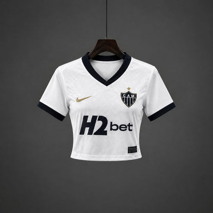Crop Top Mulher Atletico-MG 2026-27 Alternativo Branco
