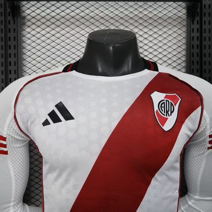 Camisola Manga Comprida CA River Plate 2025-26 Principal Versão Jogador