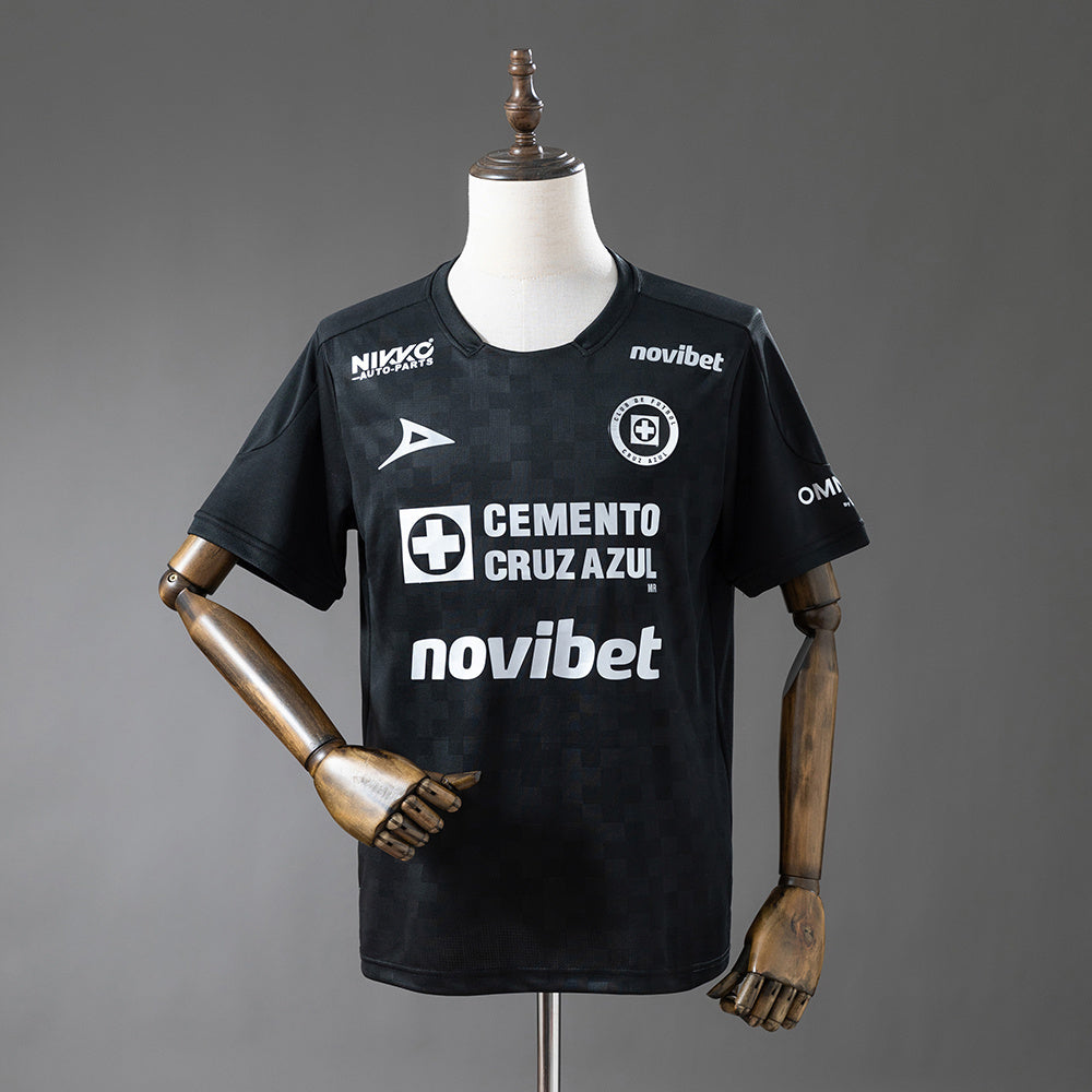 Camisola CD Cruz Azul 2025-26 Alternativ Preta Versão Adepto