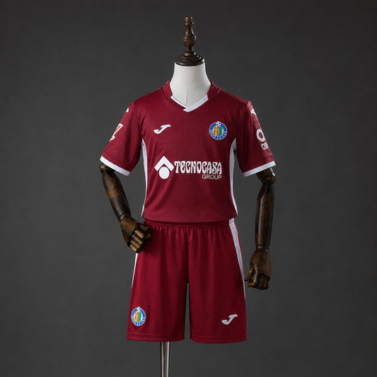Kit Criança Getafe 2026-27 Alternativa Vermelha