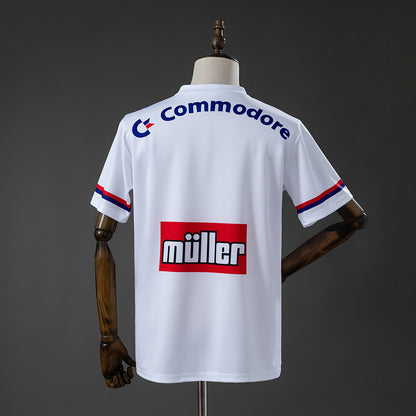 Camisola FC Paris Saint-Germain 1991-92 Alternativa Branca Versão Adepto