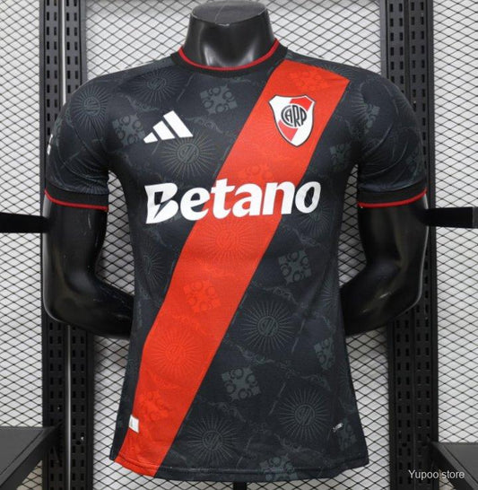 Camisola CA River Plate 2026-27 Alternativa Preta Versão Jogador