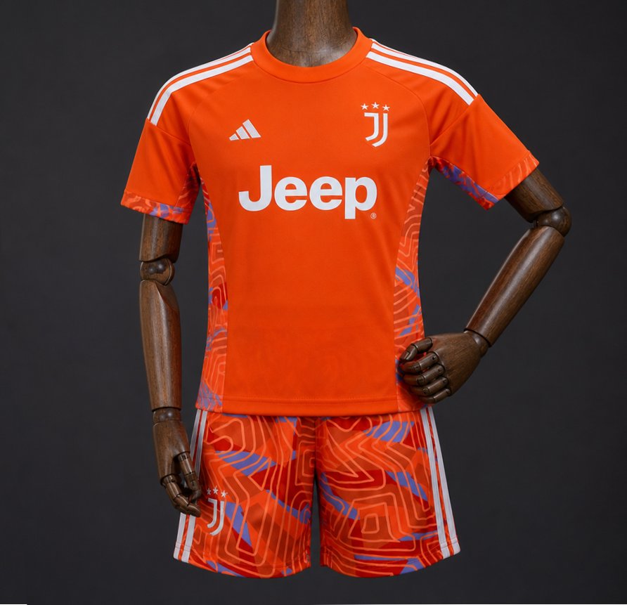 Kit Criança Juventus FC 2026-27 Alternativo Laranja