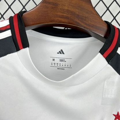 Manga Cava CR Flamengo 2025-26 Alternativa Branca