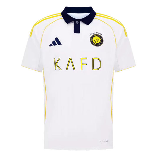 Camisola Al-Nassr 2025-26 Alternativa Branca Versão Adepto