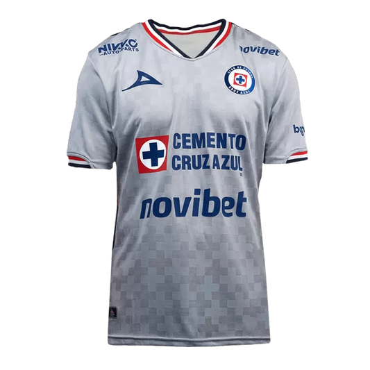 Camisola CD Cruz Azul 2025-26 Alternativa Cinzenta Versão Adepto
