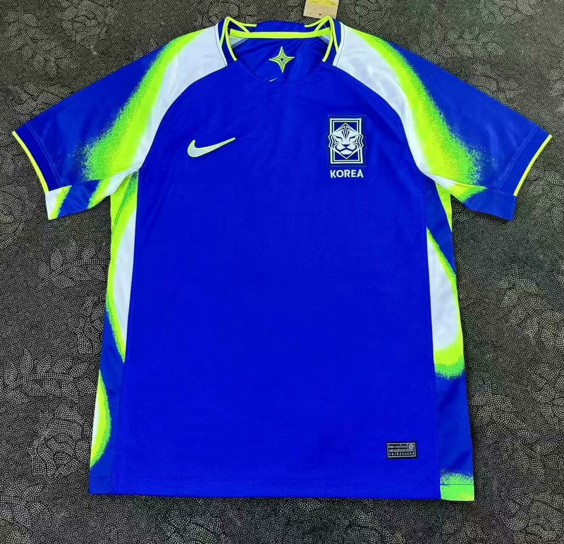 Camisola Coreia do Sul 2025 Alternativa Azul Versão Adepto