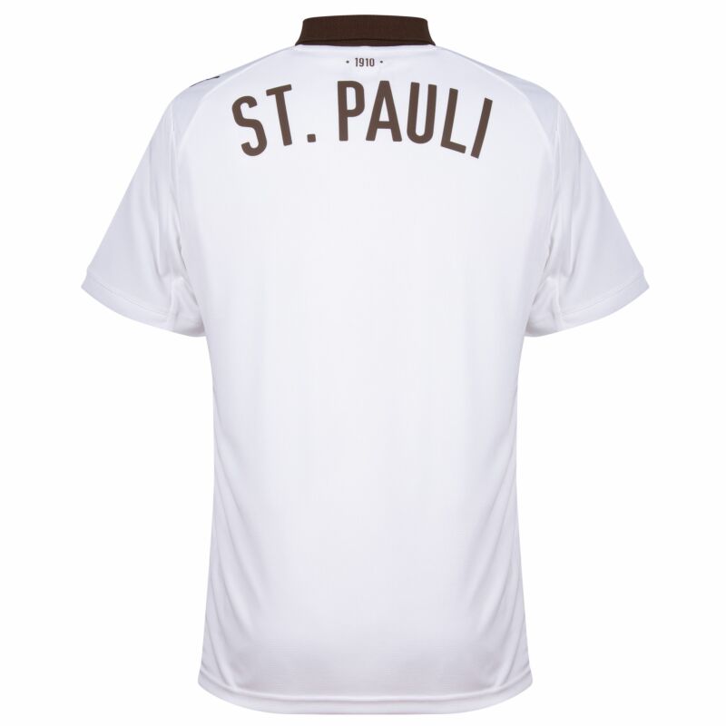 Camisola FC St. Pauli 2025-26 Alternativa Branca Versão Adepto