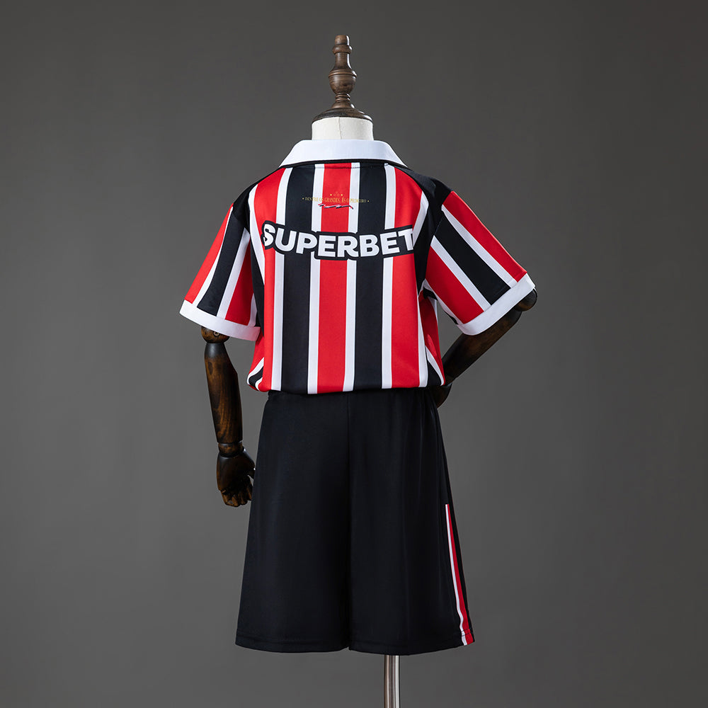 Kit Criança São Paulo 2026-27 Alternativo Riscas