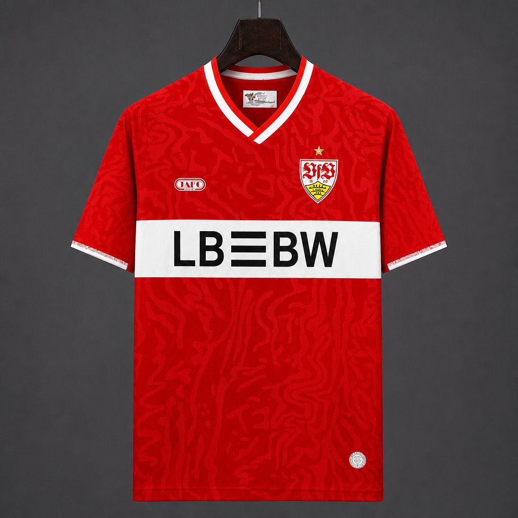 Camisola VfB Estugarda 2026-27 Alternativa Vermelha Versão Adepto