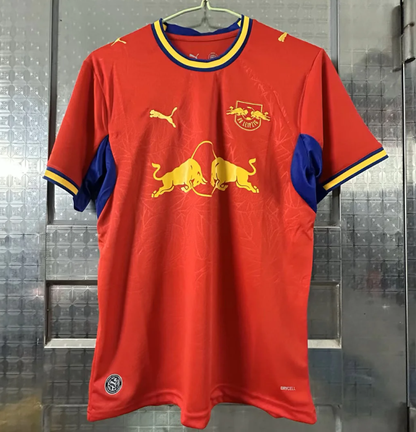 Camisola RB Leipzig 2026-27 Alternativa Vermelha Versão Adepto