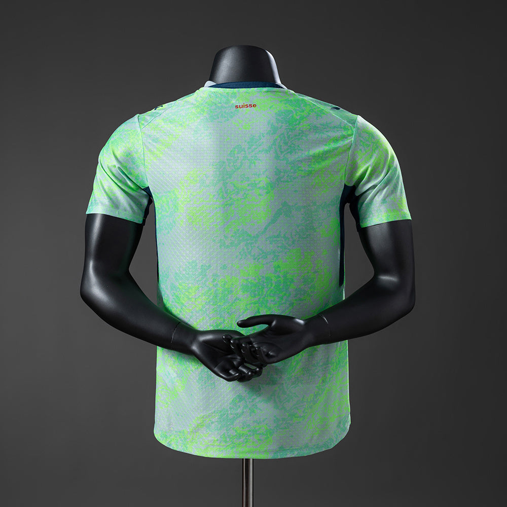 Camisola Suiça 2026 Alternativa Verde Versão Jogador