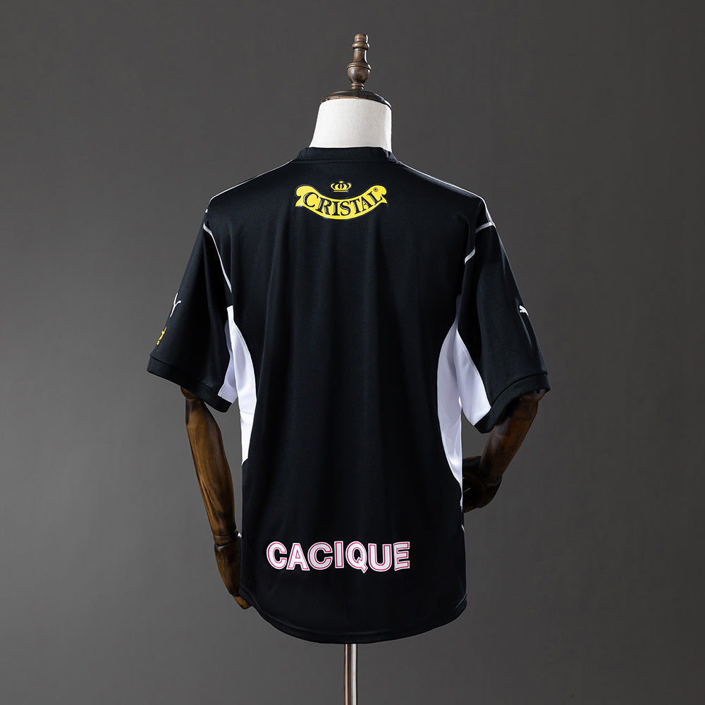 Camisola CSD Colo Colo 2003-04 Alternativa Preta Versão Adepto
