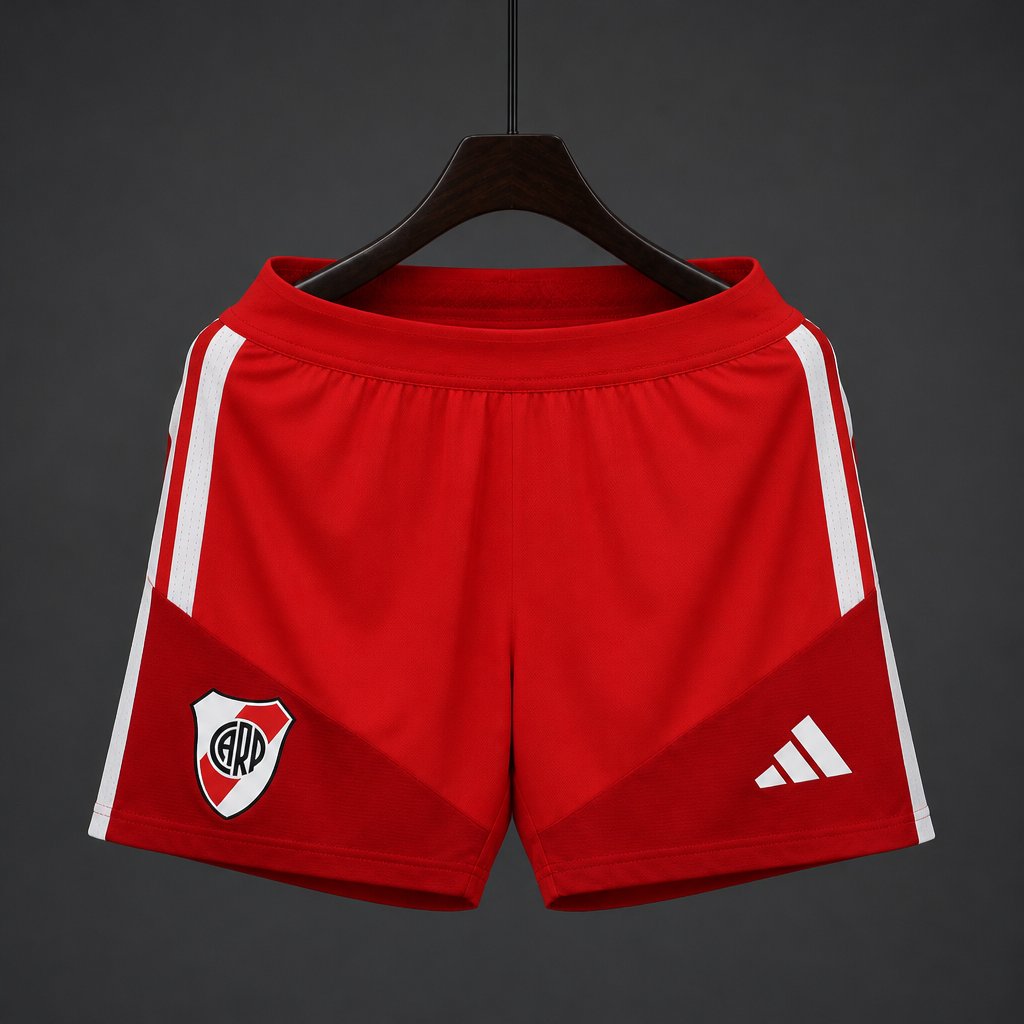 Calções CA River Plate 2026-27 Alternativos Vermelhos