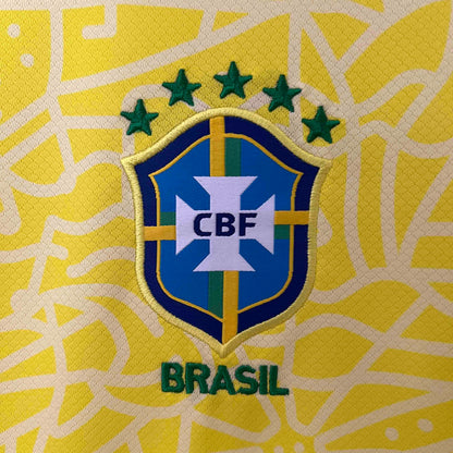 Camisola Brasil 2024 Principal Versão Mulher