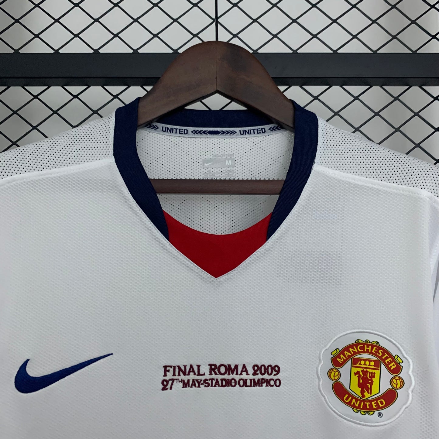 Camisola Manga Comprida M-United 2008-09 Alternativa Final UCL