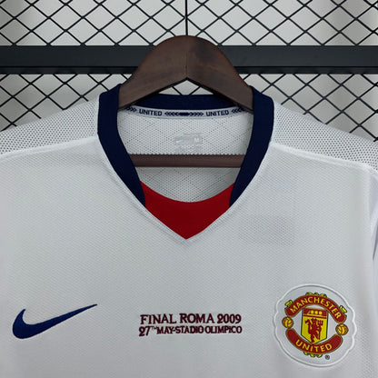 Camisola Manga Comprida M-United 2008-09 Alternativa Final UCL