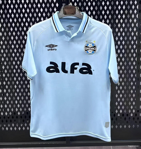 Camisola Gremio 2025-26 Alternativa Azul Versão Adepto