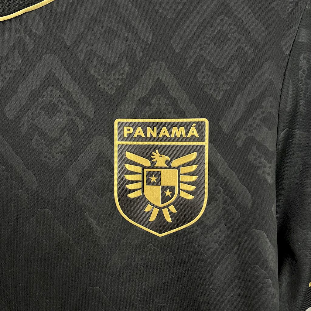Camisola Panamá 2025 Alternativa Preta Versão Adepto