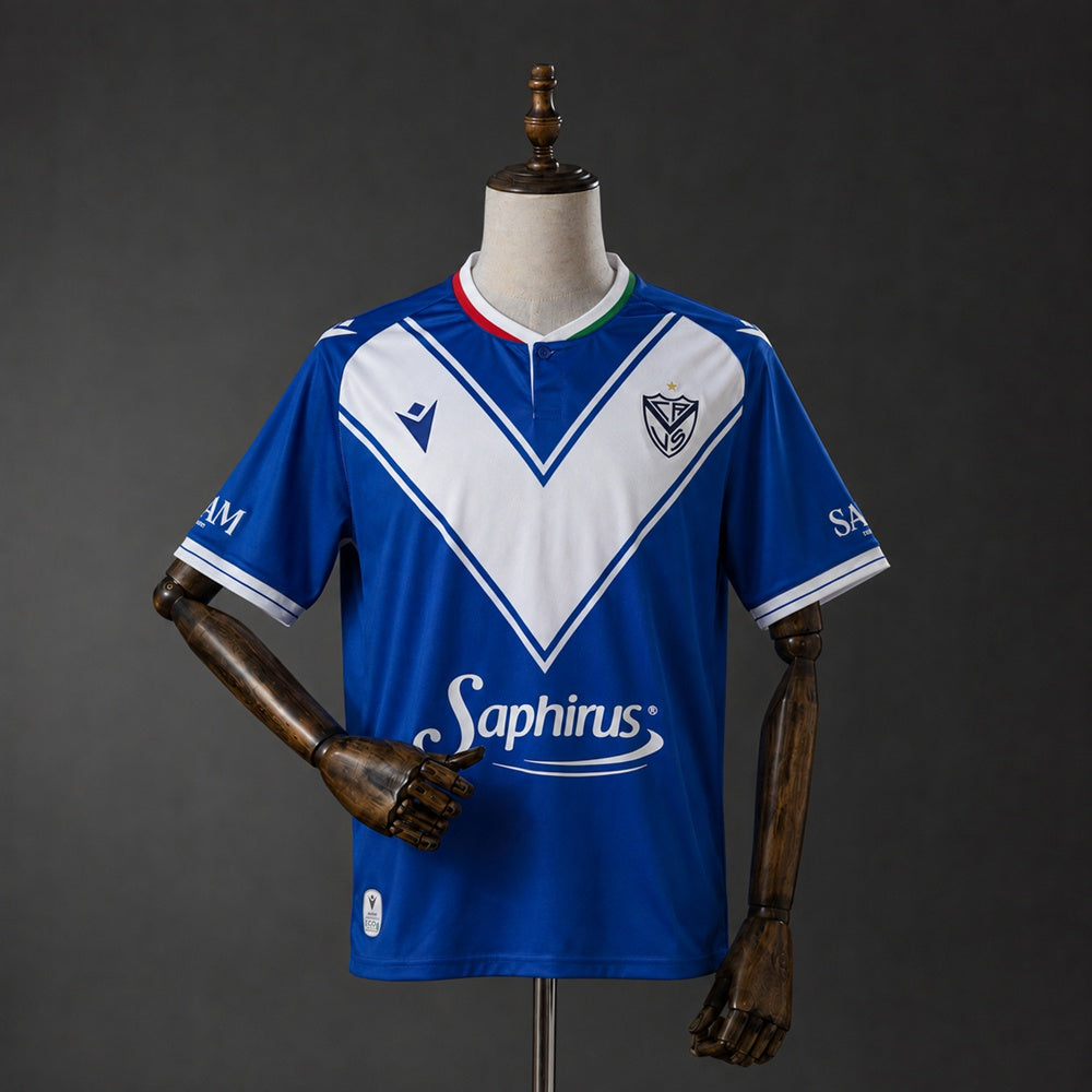 Camisola Velez Sarsfield 2026-27 Alternativa Azul Versão Adepto