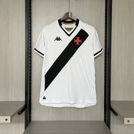 Camisola Vasco da Gama 2025-26 Alternativa Branca Lisa Versão Adepto