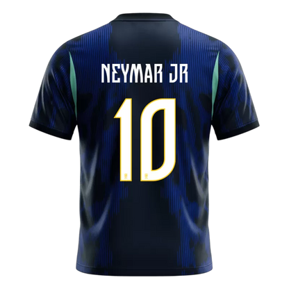 Camisola Brasil 2026 Alternativa Azul Versão Adepto NEYMAR JR. #10