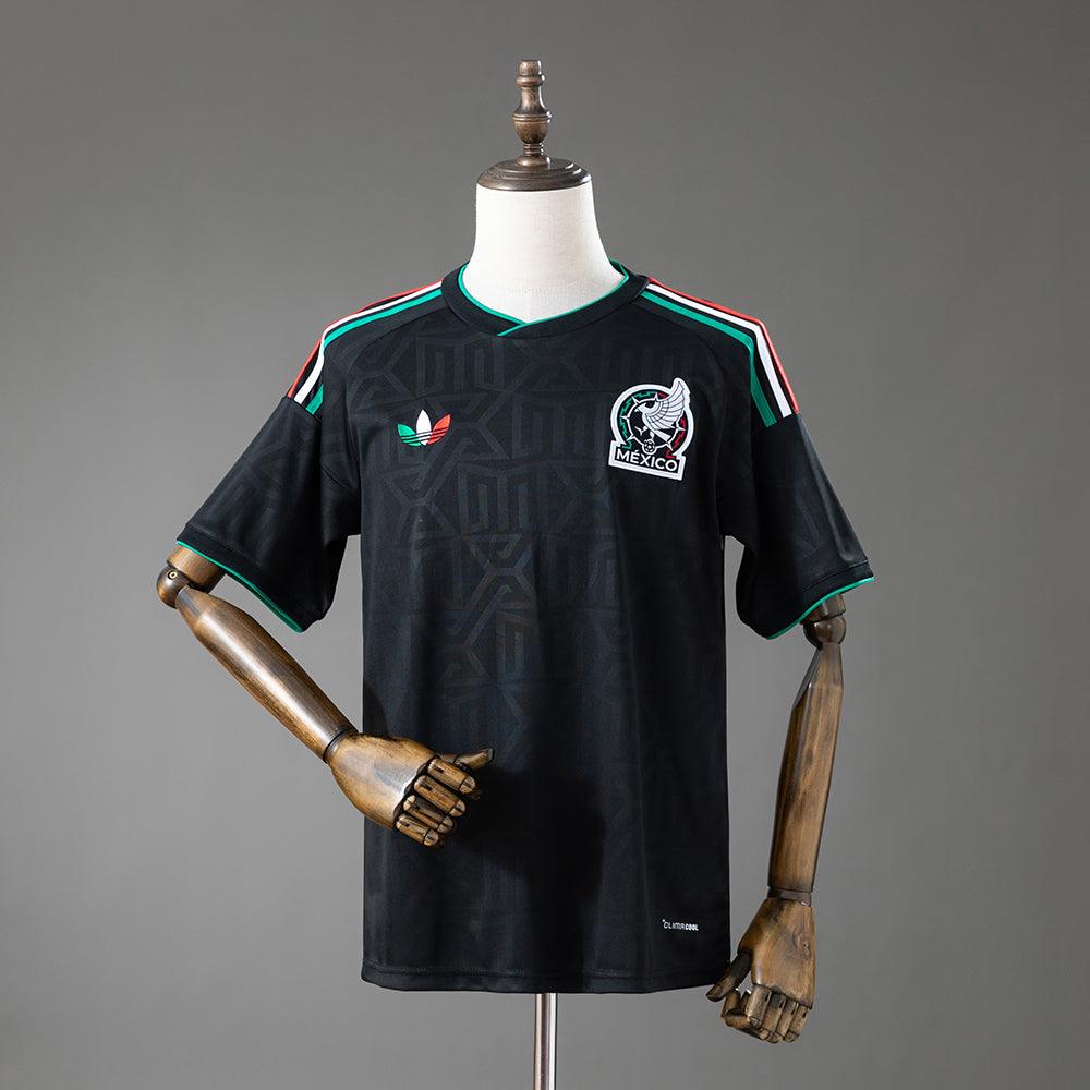 Camisola Mexico 2026 Alternativa Preta Versão Adepto