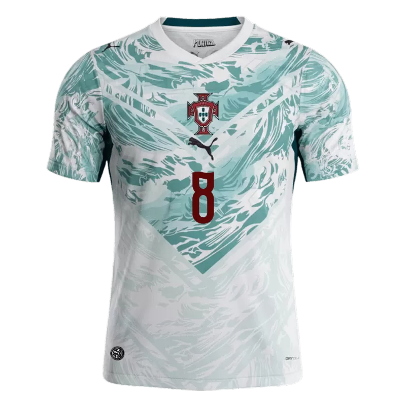 Camisola Portugal 2026 Alternativa Versão Adepto B. FERNANDES #8