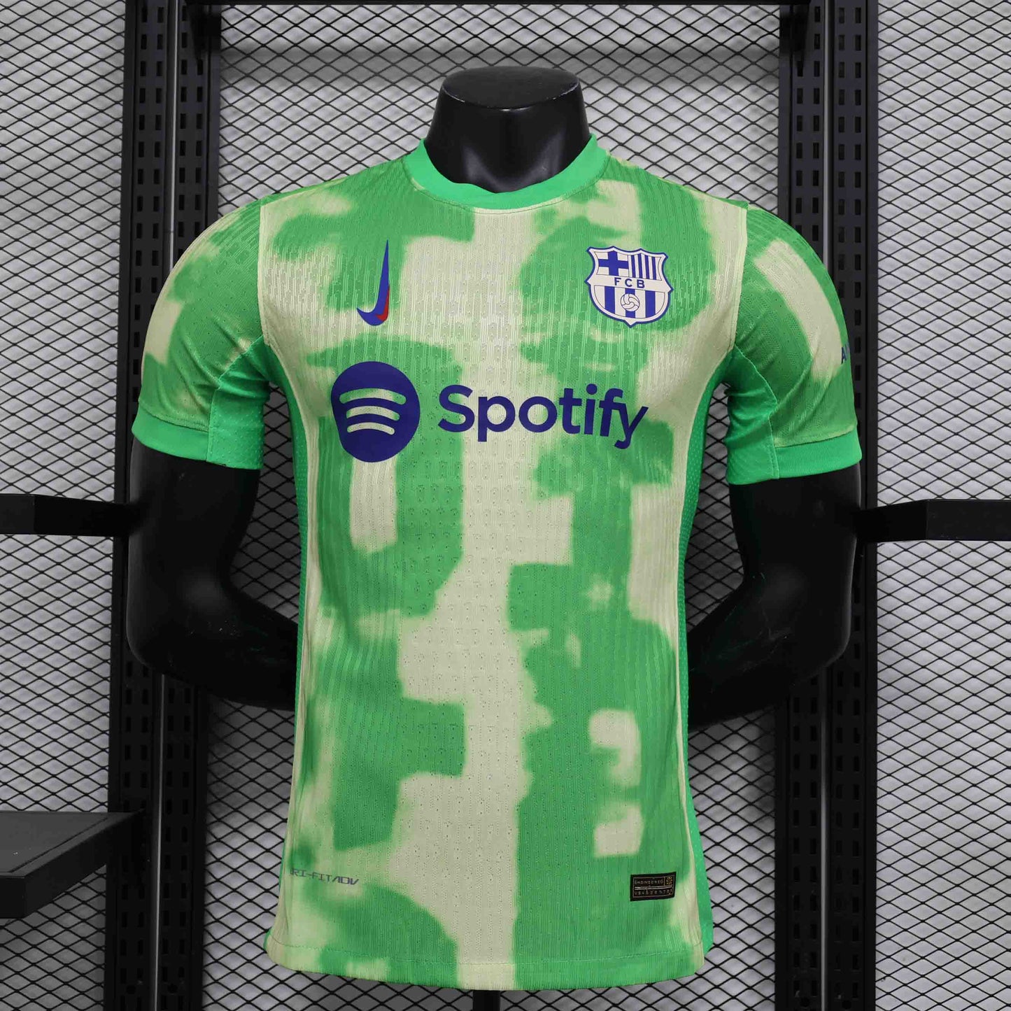 Camisola FC Barcelona 2024-25 Alternativa Verde Versão Jogador