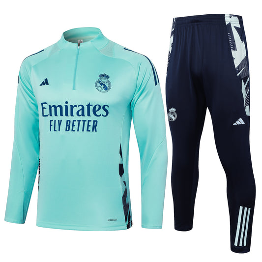 Fato de Treino Real Madrid CF 2024-25 - Camisola com Fecho