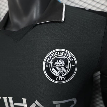 Camisola MCI 2025-26 Alternativa Preta Versão Jogador