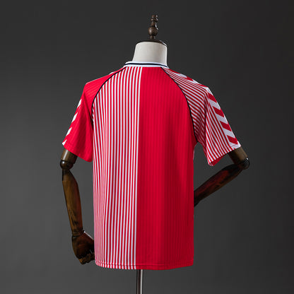 Camisola Dinamarca 1986 Principal Versão Adepto