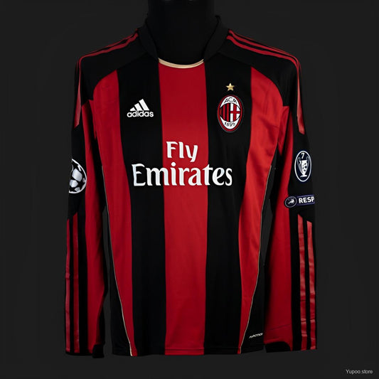 Camisola Manga Comprida AC Milan 2010-11 Principal NESTA #13